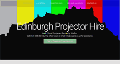 Desktop Screenshot of edinburgh-projector-hire.co.uk