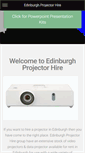 Mobile Screenshot of edinburgh-projector-hire.co.uk